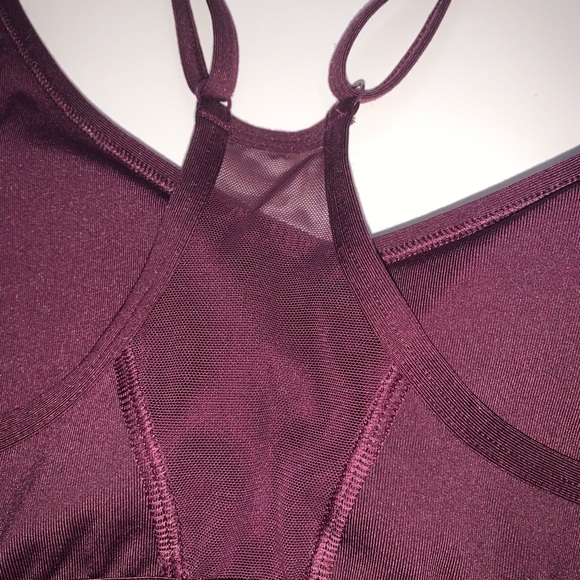 Maroon Sports Bra - Picture 3 of 6